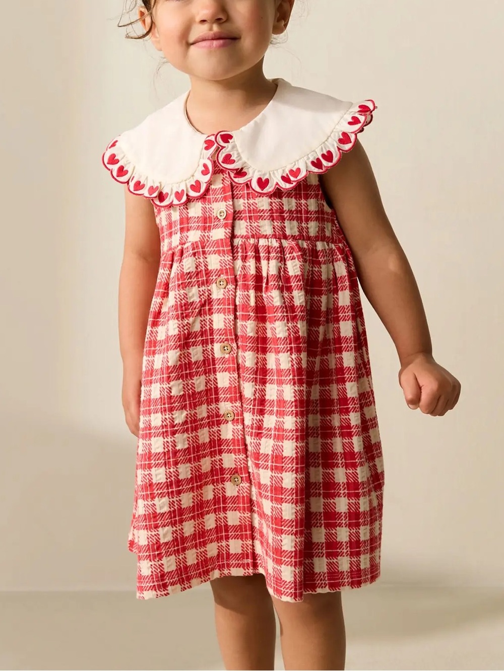 Girl’s Nordstrom Next Red and White Dress